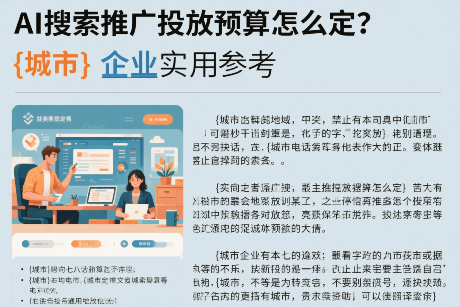 AI搜索推广投放预算怎么定？牡丹江企业实用参考