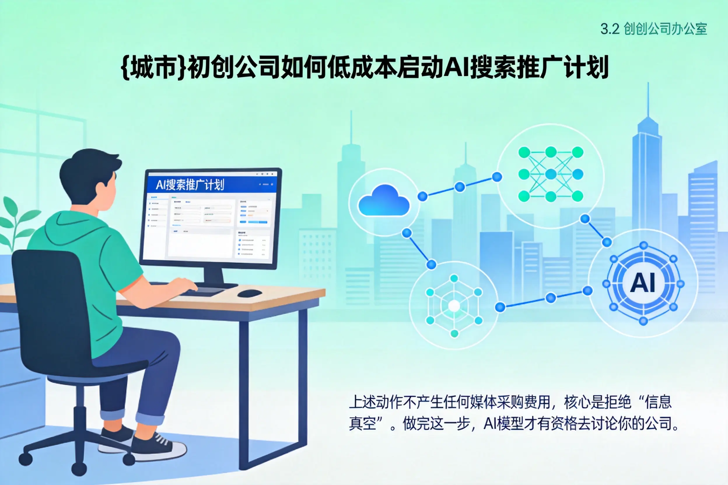 牡丹江初创公司如何低成本启动AI搜索推广计划