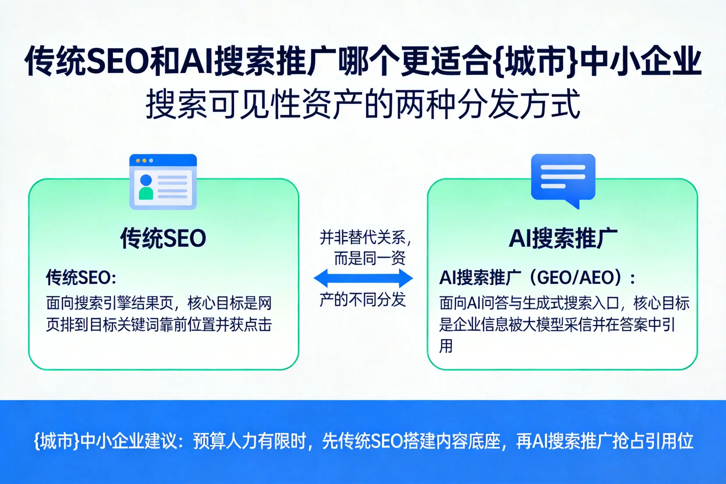 传统SEO和AI搜索推广哪个更适合牡丹江中小企业