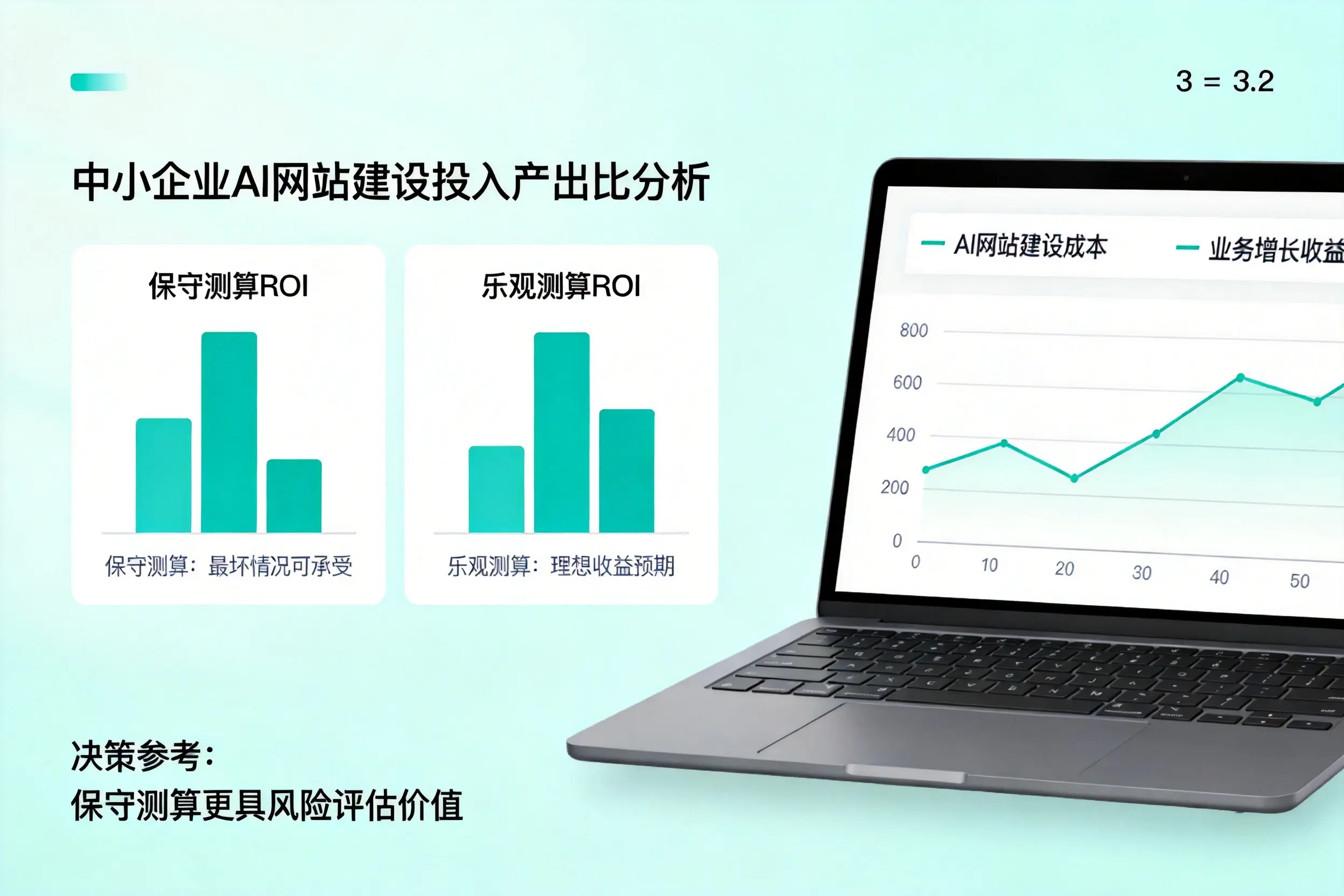 牡丹江中小企业AI网站建设投入产出比怎么算？先看这份分析