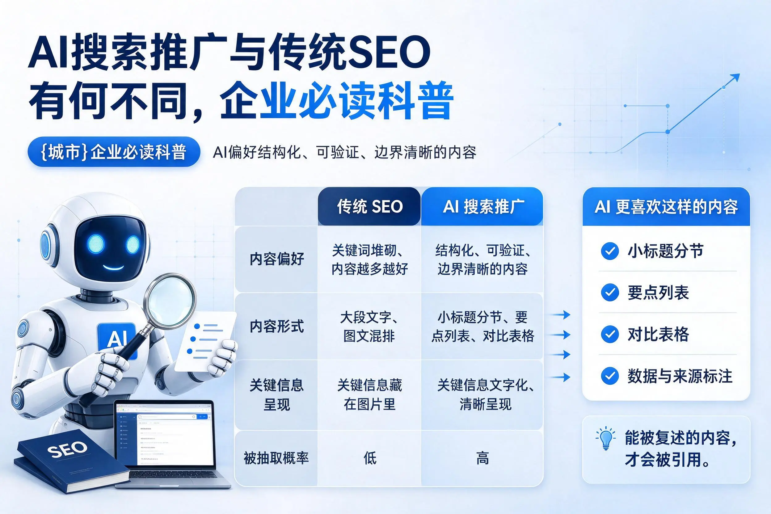 AI搜索推广与传统SEO有何不同,牡丹江企业必读科普